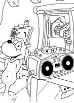 coloriage les amis de abidou